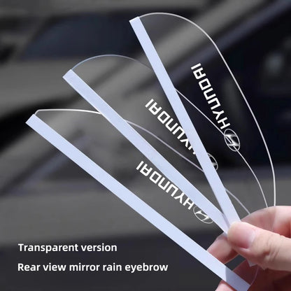 Autocollant de visière à sourcils imperméable pour rétroviseur de voiture, 2 pièces, pour Hyundai n-line Genesis I10 I20 I30 I40 IX20 IX35 Kona Getz Veloster