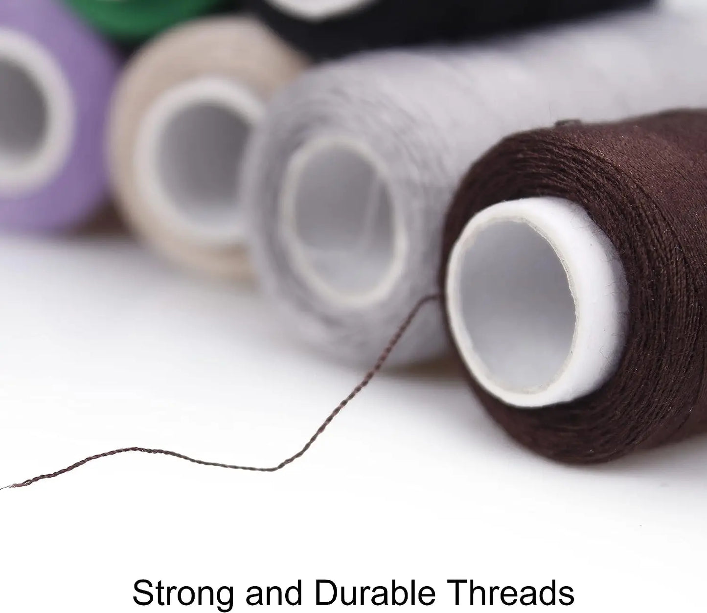12 pièces fils à coudre tout usage en Polyester pré-enroulé Machine à broder et à coudre bricolage fil à broder fil à coudre 380Yards