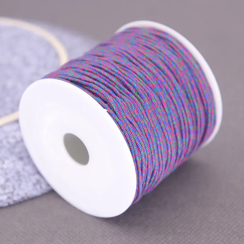 Corde de coton pour macramé, ficelle, ficelle, fil, artisanat, couture, tentures murales faites à la main, bohème, fête de mariage, décoration d'intérieur, 1.2mm, 37m