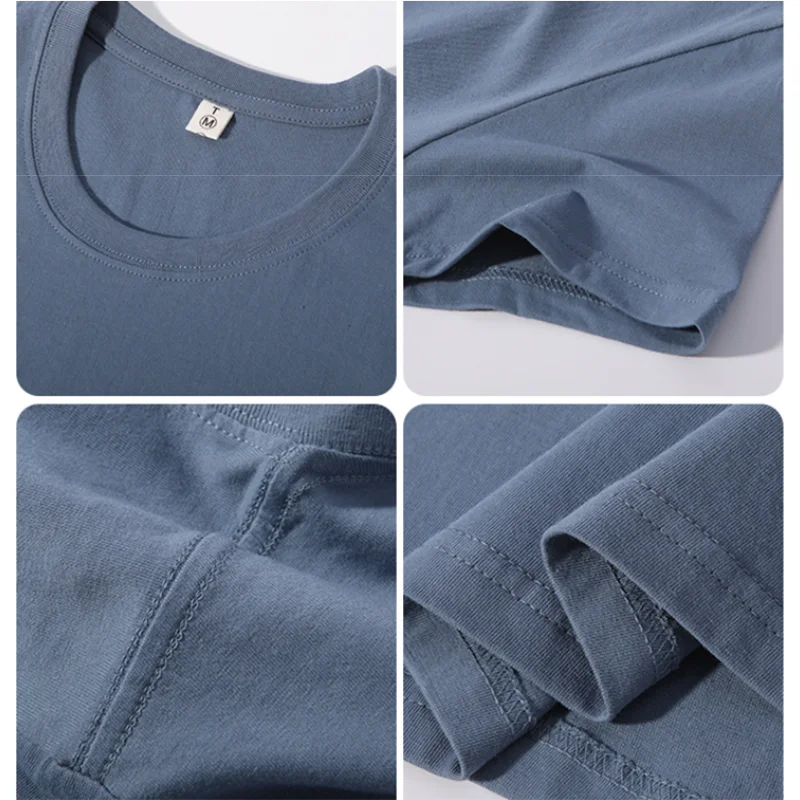 T-shirt personnalisé gratuit impression Logo Image vêtements de travail bricolage haut à manches courtes 100% coton entreprise broderie équipe Culture chemise