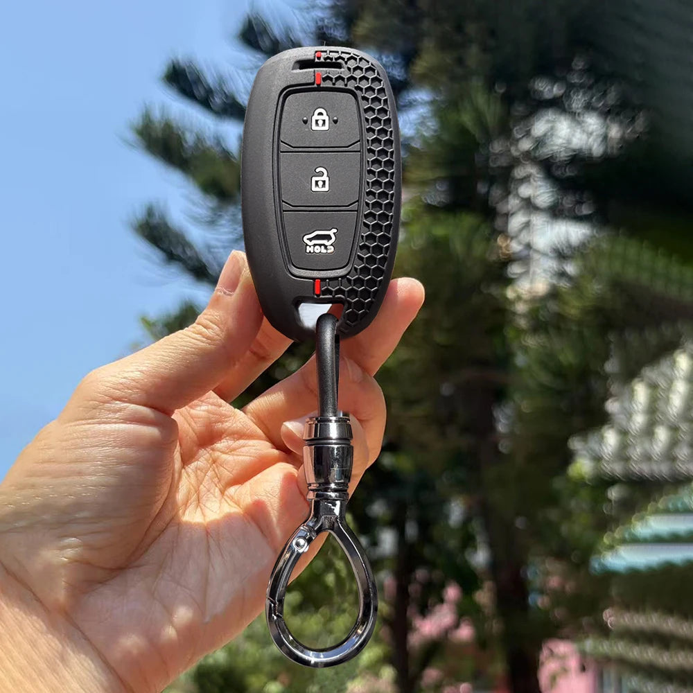 Étui pour clé pour Hyundai Creta I20 I30 IX35 IX25 Elantra Grandeur Accent Solaris Sonata Palisade Kona porte-clés