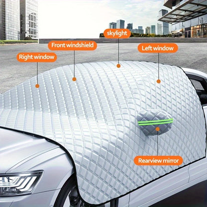 Juste de pare-brise avant de voiture pour SUV, pare-soleil coupe-vent, neige, ultra optique, protection, été, hiver, qualité