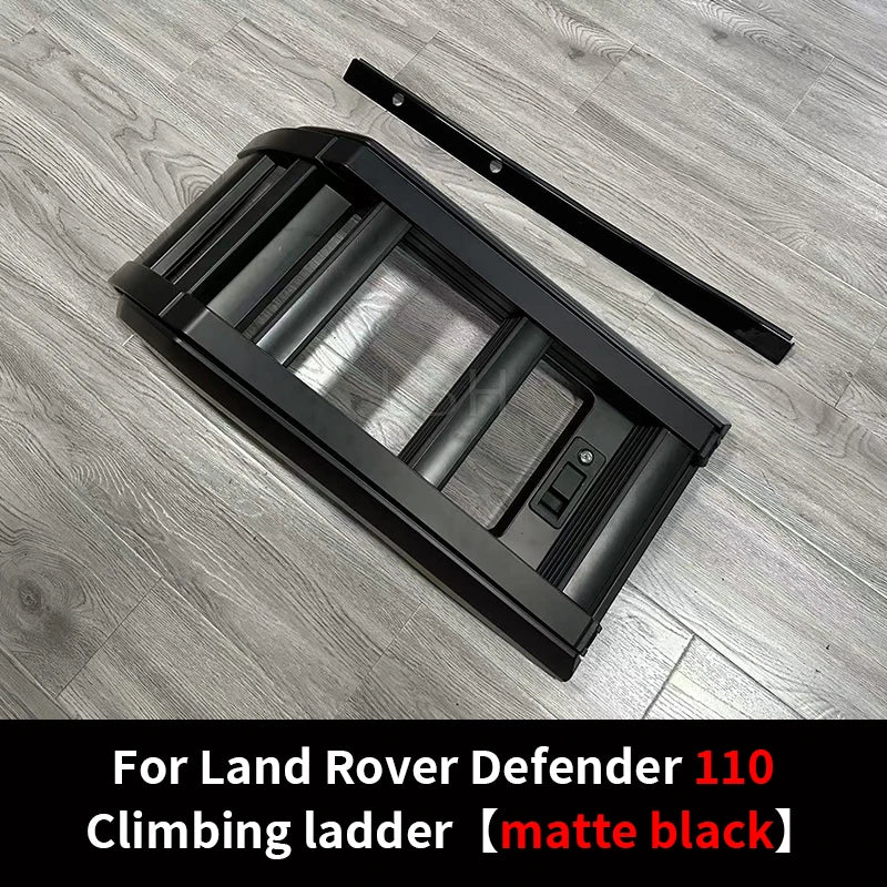 Échelle de hayon arrière de voiture, échelle d'escalade de toit adaptée pour Land Rover Defender 90 110 L663, échelle d'accès latéral, marchepied de toit de fenêtre latérale
