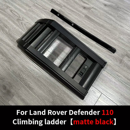Échelle de hayon arrière de voiture, échelle d'escalade de toit adaptée pour Land Rover Defender 90 110 L663, échelle d'accès latéral, marchepied de toit de fenêtre latérale