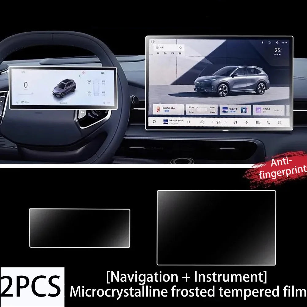 Protecteur d'écran pour tableau de bord GPS de voiture Geely EX5 Proton eMAS 7 E245 2024 ~ 2026 2025, Film en verre trempé, accessoires