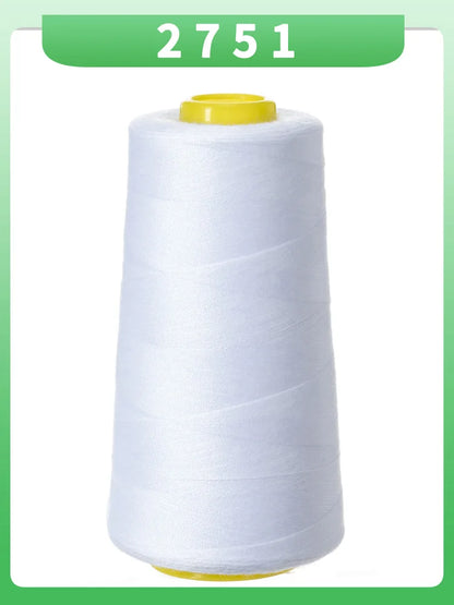 Fil à coudre ultra-fin 602-fil en polyester semblable à la soie à grande vitesse 60s/2 5000m, pour machine à broder et travaux d'aiguille délicats