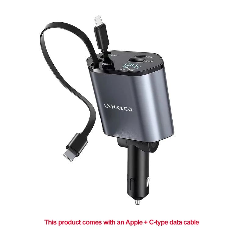 Chargeur de voiture USB type C, convertisseur de prise de charge rapide pour LYNK & CO 01 EM-P EM-F 02 Hatchback 03 05 06 PHEV 08 09 MHEV