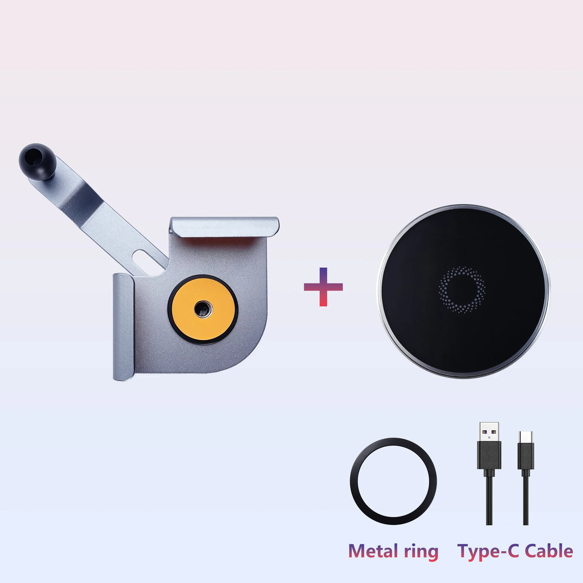 Support de téléphone de voiture en alliage d'aluminium pour BYD Seal U, support de charge sans fil, aspiration magnétique, écran d'affichage, partenaires