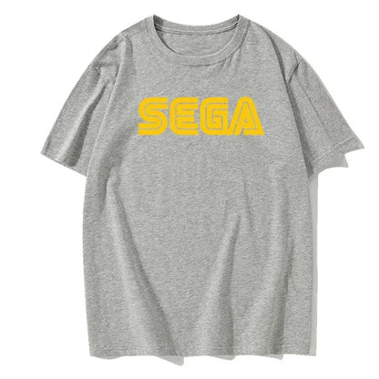 Nouveauté Sega Logo hommes t-shirts été décontracté à manches courtes mode Streetwear Harajuku t-shirt Style coréen Fans de jeu hommes t-shirts