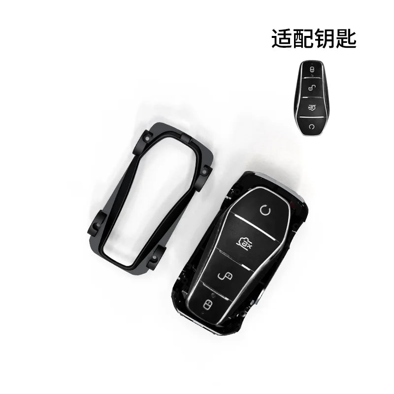 Pour BYD Song modèle de voiture pour BYD Song Plus Atto 3 Han EV Tang DM Qin joint dauphin télécommande voiture porte-clés couverture porte-clés accessoires