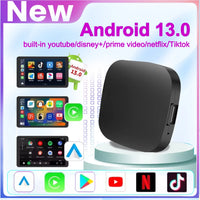Android 13 TV Box Smart CarPlay Ai Box Wifi sans fil Android Auto magasin de jeu intégré pour voitures CarPlay OEM YouTube Netflix