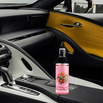 Spray désodorisant pour voiture, parfum de voiture, longue durée, léger, gâteau aux fraises, parfum frais, Spray déodorant pour intérieur de voiture