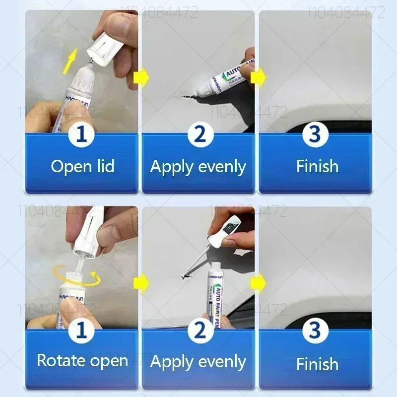 Stylo de réparation de peinture à plateforme CMA, pour Geely Lynk & Co 03 2018 – 2025, dissolvant de rayures, bricolage, accessoires automobiles, noir, blanc, bleu, rouge