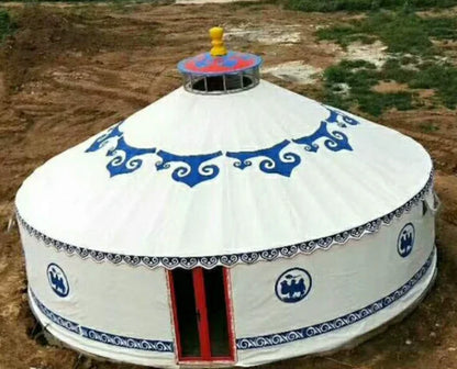 خيمة يورت منغولية فاخرة بقطر 3 إلى 8 أمتار