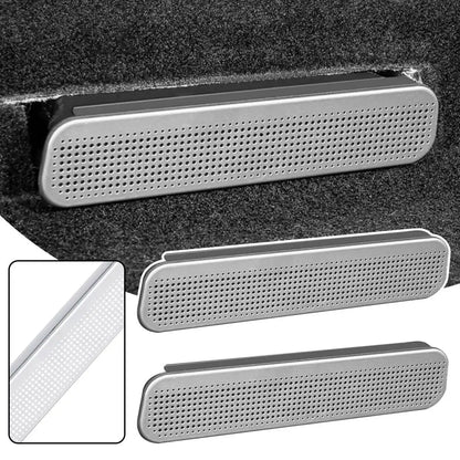 1 paire de couvercles de protection de sortie de climatiseur de voiture, pour BYD Song PLUS 2025, Anti-blocage, Grille de sortie de siège arrière, décor