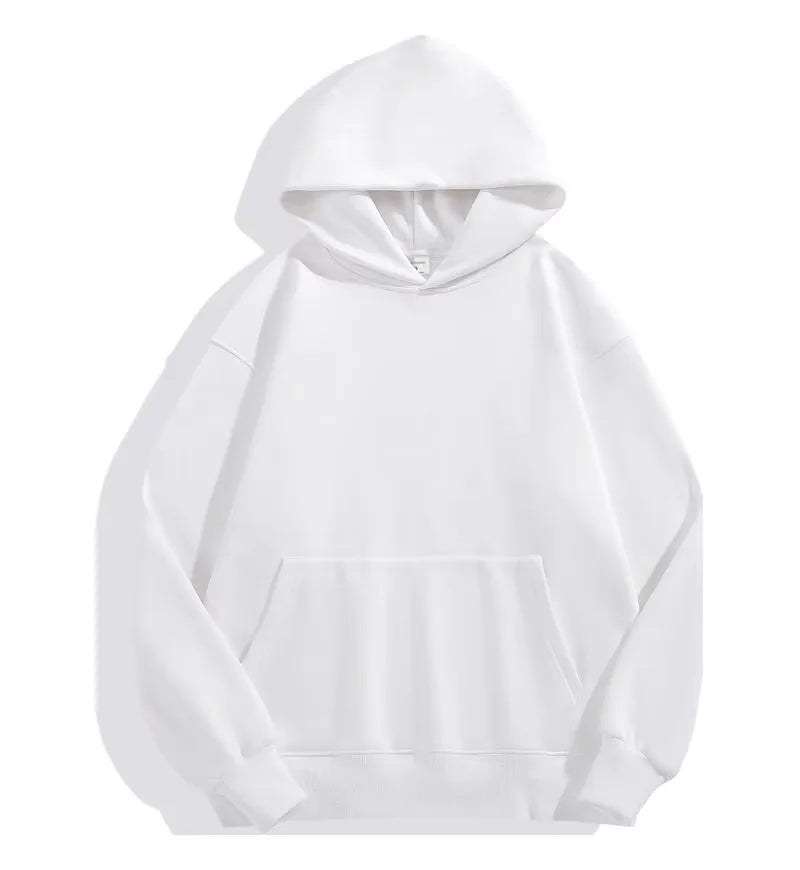 500GSM poids lourd mode hommes sweats à capuche nouveau automne hiver décontracté épais coton hommes haut couleur unie sweat à capuche mâle