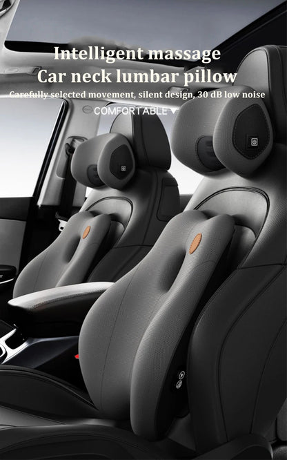 Oreiller de Massage du cou de voiture, coussin de soutien lombaire, siège Auto voyage, relaxation, Support de taille, accessoires automobiles, appui-tête universel
