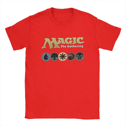 T-shirts en coton col rond à manches courtes T-Shirt grande taille vêtements jeux de magie rassemblement MTG T-Shirt hommes jeux de cartes Vintage 100% nouveau