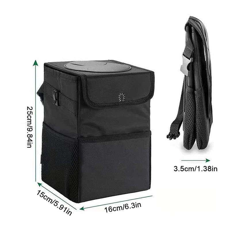 Poubelle de voiture pliable Portable, poubelle suspendue étanche pour l'intérieur des véhicules, organisateur de rangement multifonctionnel