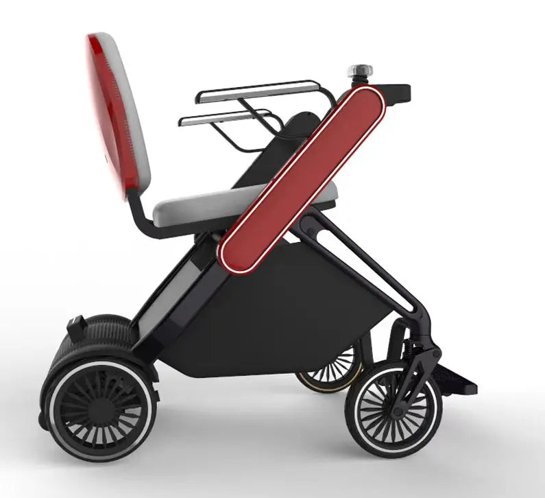 2025 nouveau fauteuil roulant électrique pliant entièrement automatique léger personnes âgées mobilité Scooter fauteuil roulant électrique