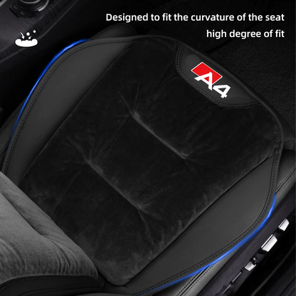 Housse de siège de voiture en flanelle pour Audi A4, coussin de siège avant/arrière en peluche chaud d'hiver, coussin de Protection de chaise, accessoires d'intérieur automobile