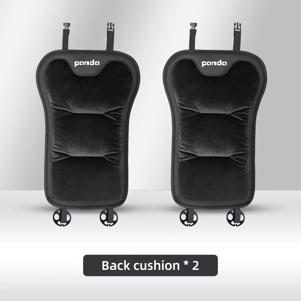 Housse de siège de voiture en flanelle, pour Fiat Panda 2011 2008 2009 Coss4x4, coussin de siège avant/arrière de voiture en peluche chaud d'hiver, accessoires d'intérieur