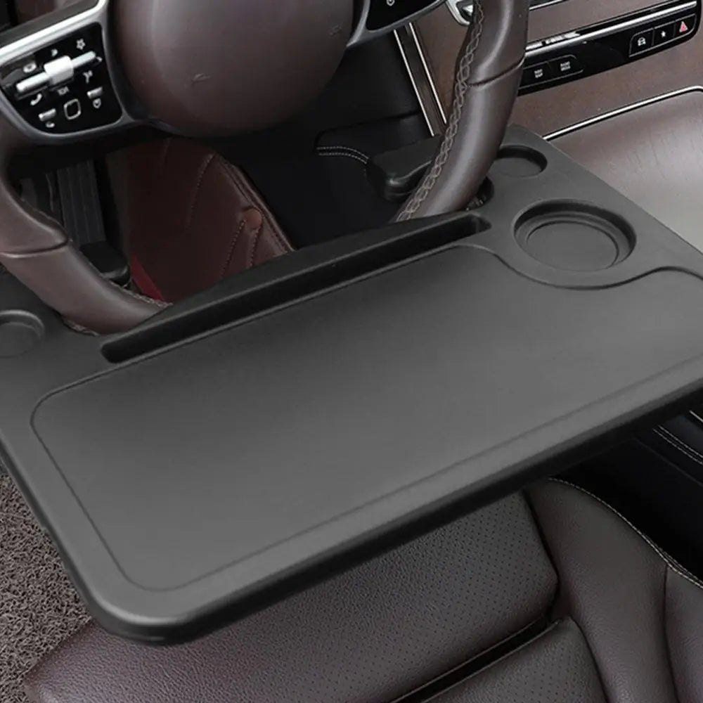 Support de bureau pour ordinateur portable de voiture, manger du travail, volant de voiture, support de Table à manger, boisson, plateau de nourriture et de café, multifonction