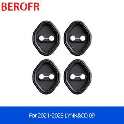 Juste de protection anti-collision pour serrure de porte de voiture, accessoires absorbeurs en silicone, CircNK & CO 01 PHEV lynk 02 03 06 08 09, 4 pièces
