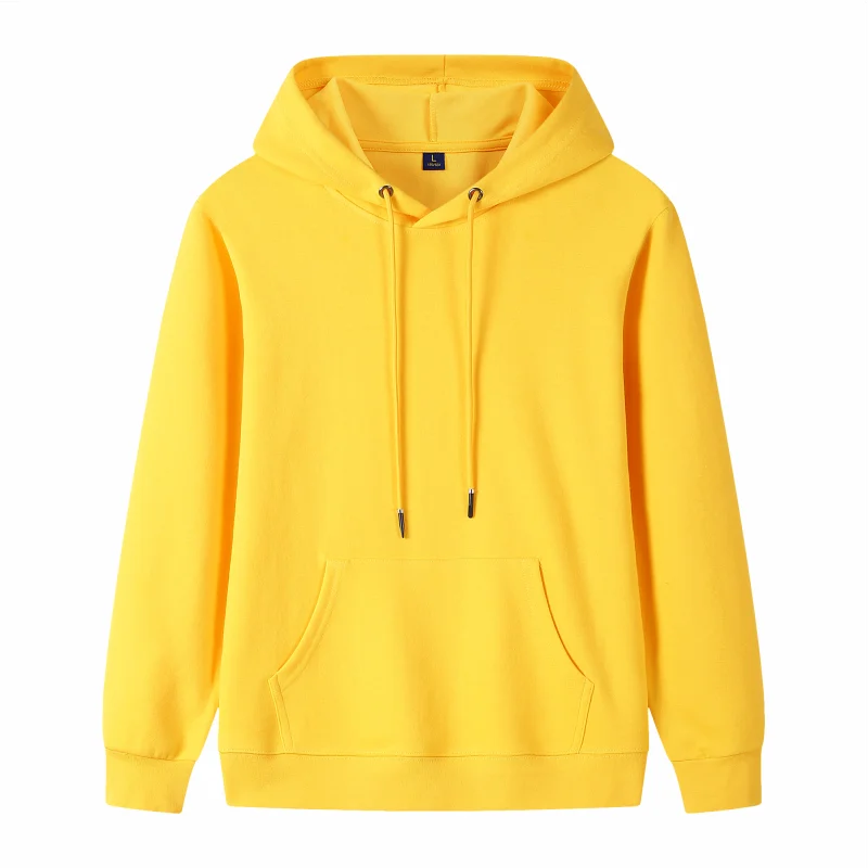 Sweat-shirt personnalisé avec logo imprimé gratuit, sweat à capuche 100% coton, vêtements de travail d'automne et d'hiver, vêtements d'équipe pour hommes et femmes