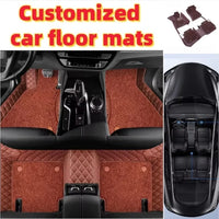 Tapis de sol de voiture Double couche personnalisé, pour Audi A6 Avant Allroad, accessoires de tapis automobile, pièces intérieures
