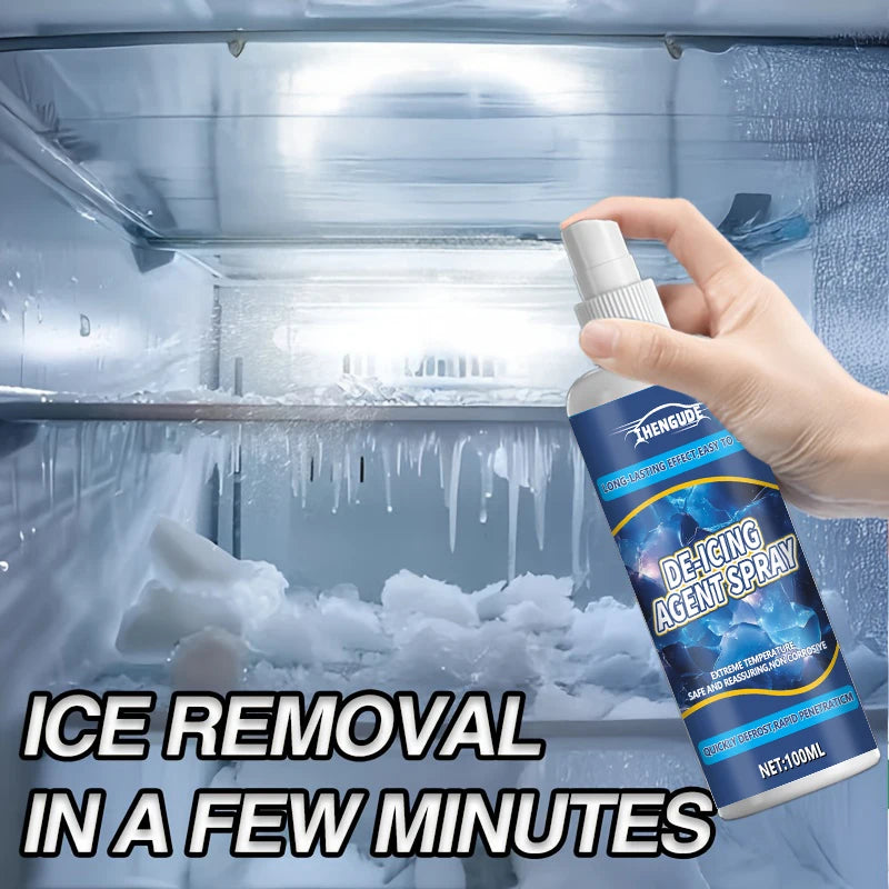 Spray anti-neige et de glace pour vitres de voiture – Convient aux rétroviseurs/fenêtres/portes en hiver – Élimine rapidement le gel et derrite la neige, empêche le congélation et protège votre voiture, un incontour