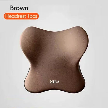 Support lombaire pour appuie-tête de voiture, coussin lombaire en mousse à mémoire de forme, oreiller lombaire, oreiller de nuque confortable pour voiture, accessoires auto