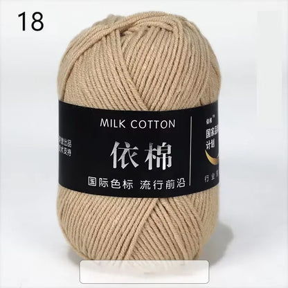 Nouveau 10 pièces série rose fil lait coton fil combinaison Crochet tricot fil ensemble pour bricolage à la main artisanat pull écharpe tricot