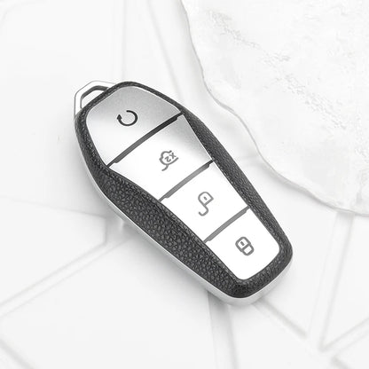 حافظة مفتاح السيارة لـ BYD Seal Atto 3 Seal u dm i Song Plus Dolphin King EV Tang Dm QIn PLUS MAX Yuan، غطاء مفتاح من مادة Tpu، إكسسوارات سيارات
