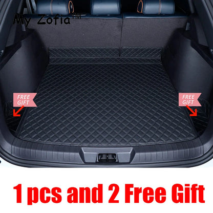 Pour BYD Seal U Sealion 6 2023 2024 2025 boîte de rangement arrière de voiture en cuir tapis de coffre tapis de protection inférieur étanche décor de voiture