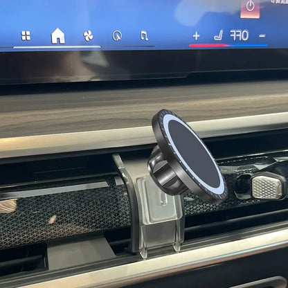 Support de téléphone de voiture pour BMW X5 X6 X7 2019 2020 2021 2022 2023 2024, support par gravité, support GPS, support de Charge magnétique pour Magsafe