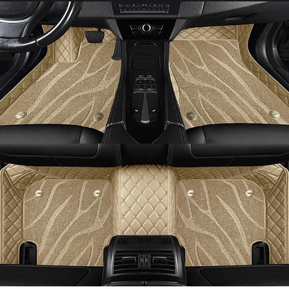 Tapis de sol de voiture personnalisé 5D, pour Mercedes Benz GLB X247 2019 – 2024 ans, Double couche, couverture de sol Coche