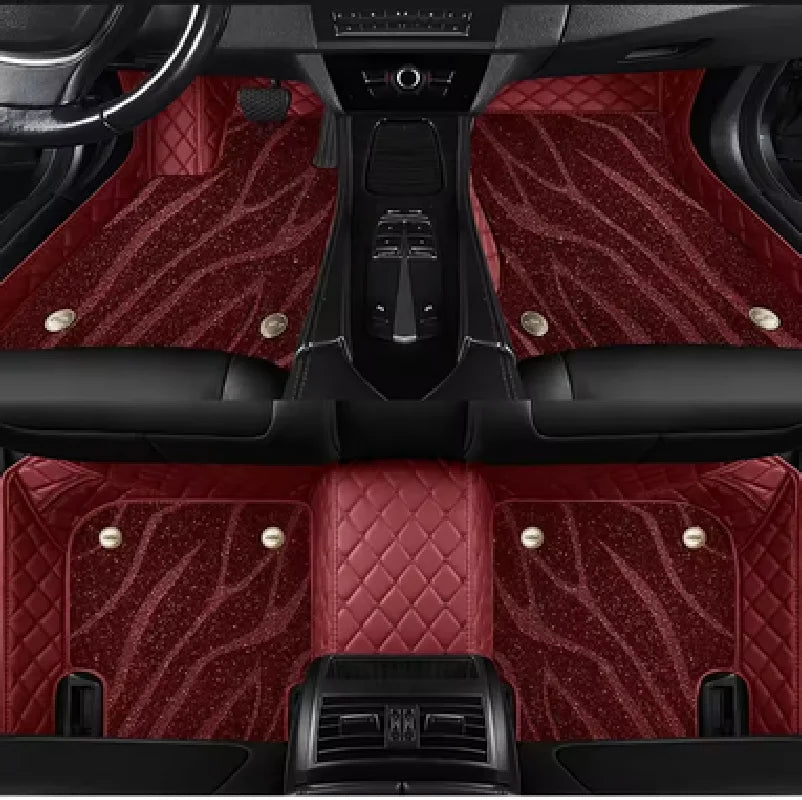 Tapis de sol de voiture Double couche personnalisé, pour Nissan Patrol Y61 Y62 Y63, accessoires de tapis automobile, pièces intérieures