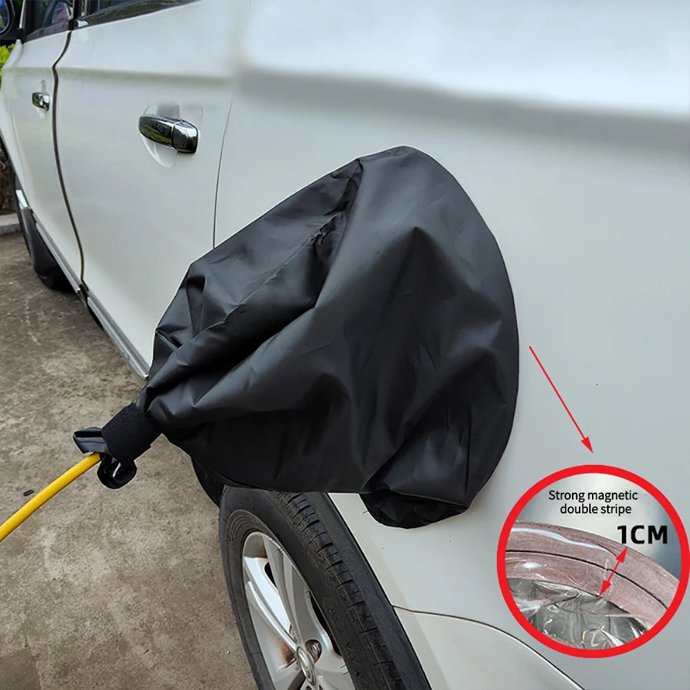 Housse de chargement de véhicule électrique, étanche, pour voiture EV, à adhérence magnétique électrique, accessoires pour véhicules d'extérieur