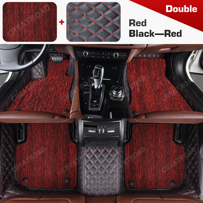 Tapis de sol de voiture Double couche, couverture de tapis automobile personnalisée, accessoires d'intérieur pour Xpeng G6/G9 2022 2023 2024 2025