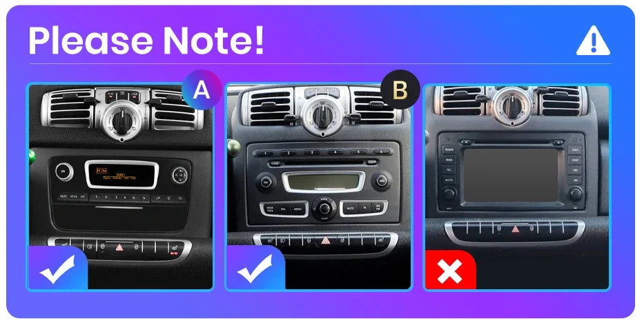 JIUYIN-Autoradio TS18 AI Voice Wireless CarPlay Android Auto Radio pour Smart Fortwo 451, 2005-2010, 4G, GPS, 2Din, Limitation de la voiture