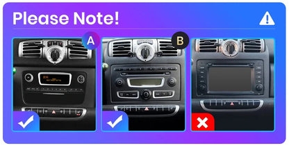 JIUYIN-Autoradio TS18 AI Voice Wireless CarPlay Android Auto Radio pour Smart Fortwo 451, 2005-2010, 4G, GPS, 2Din, Limitation de la voiture