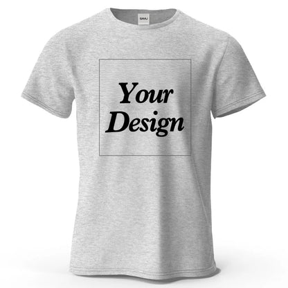 T-shirt personnalisé t-shirt personnalisé t-shirt personnalisé bricolage imprimer votre photo marque Logo texte hommes femmes 100% coton cadeau Premium