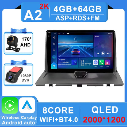 Autoradio Carplay pour Peugeot Expert 2 G9 pour citroën Jumpy pour Fiat Scudo pour Toyota Proace 2007-2017 Navigation GPS No 2din 4G