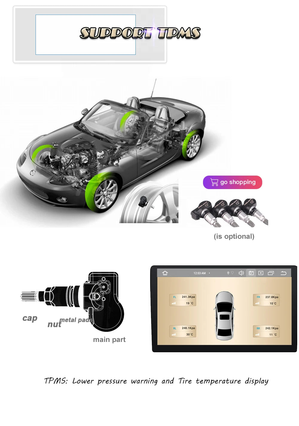 Android pour Ford Fiesta MK7 2009 - 2017 haute performance CPU tactile vidéo Bluetooth stéréo QLED écran Carplay vidéo DSP DVD