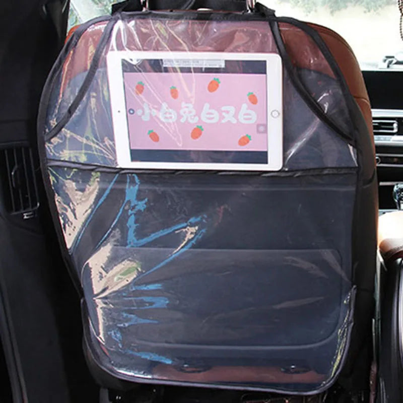 Coussinet Anti-saleté de voiture pour enfants, 1 pièce, housse de protection arrière de siège Auto, organisateur universel de siège arrière de voiture avec poches de rangement