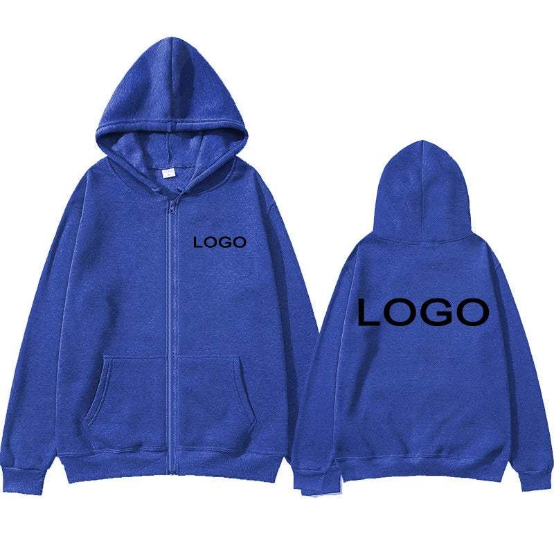 Sweat à capuche imprimé personnalisé pour hommes et femmes, fermeture éclair, ample, vêtements décontractés, mode, manches longues, pull à capuche, personnalité