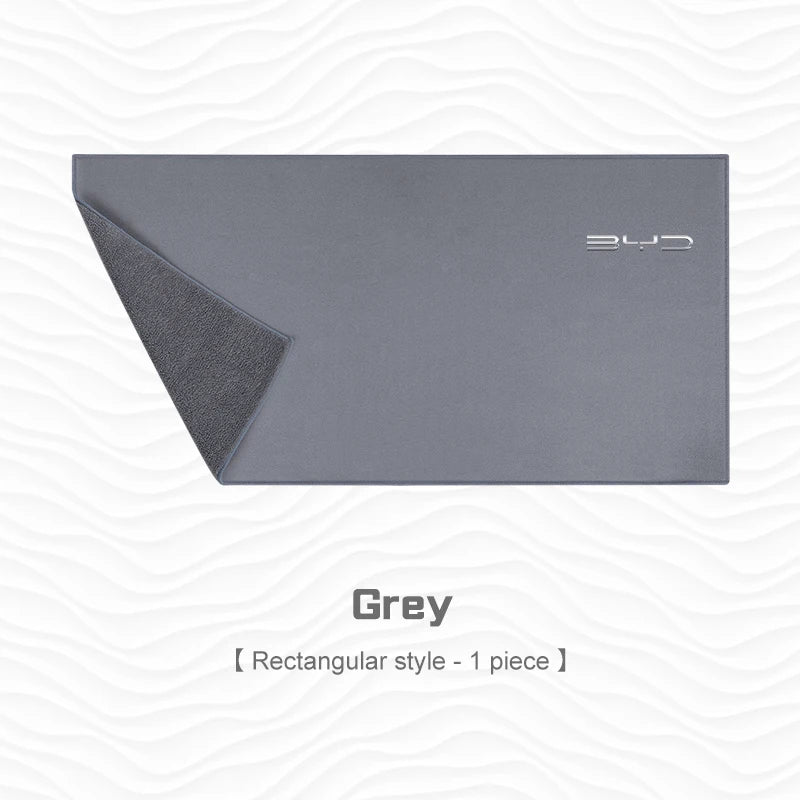 Serviette de lavage de voiture en microfibre et daim, chiffon propre pour BYD Tang F3 E6 Atto Yuan Plus Song Max G3, brosse de nettoyage intérieur, accessoires d'outils