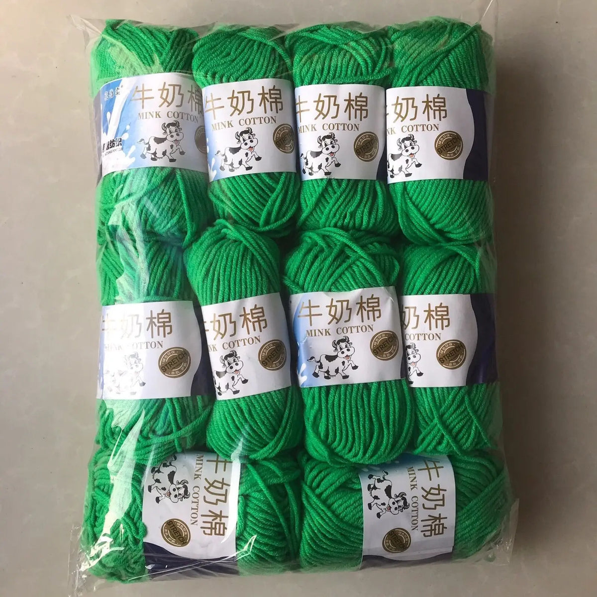 Fil de laine et de coton au lait, 500g, fil au Crochet pour écharpe tricotée à la main, pull, sacs de poupées, bricolage, fournitures de tricot au Crochet, 10 pièces/lot