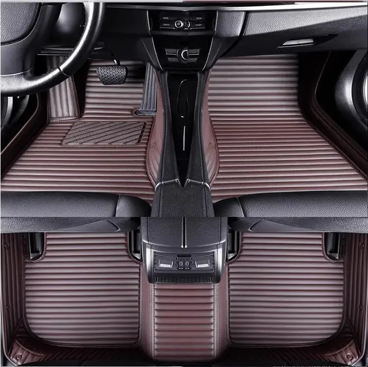 Tapis de sol de voiture personnalisés adaptés à la BMW X5 5 sièges véhicule électrique 2017-2019 tapis de pied en cuir automatique tapis